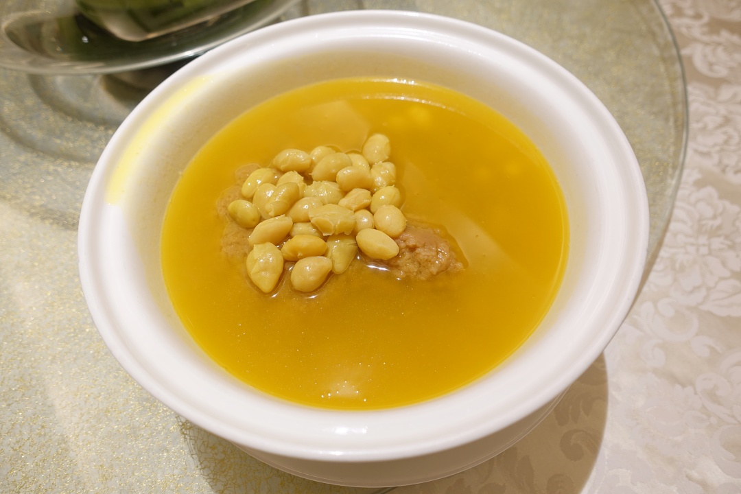 Golden Peony - Sweet Yam Paste with Golden Pumpkin Puree | joanne-khoo.com